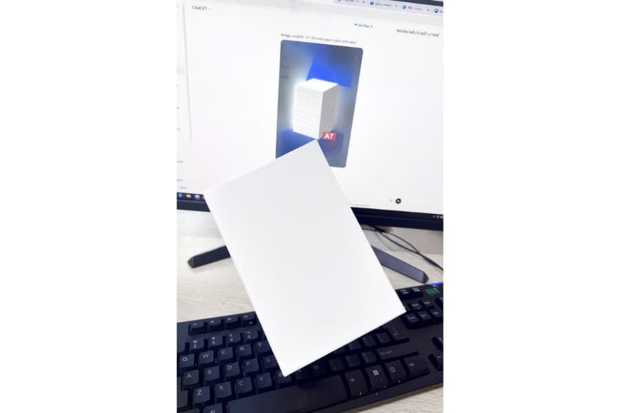 Ảnh: Giấy in nhiệt A6